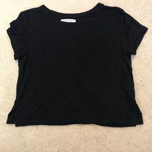 Black crop top
